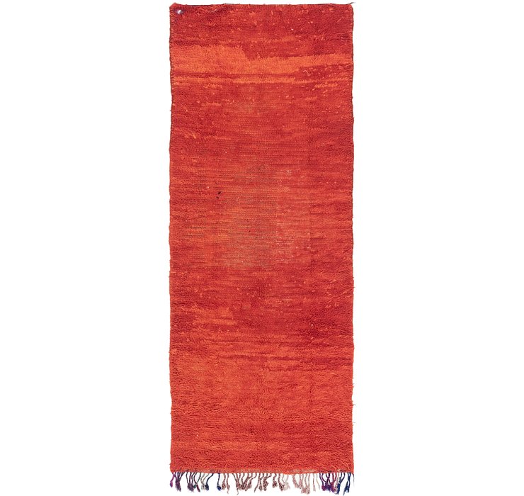 3' 7 x 9' 5 Moroccan Runner Rug
