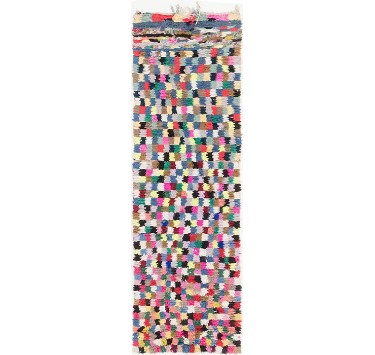 HandKnotted 2' 5 x 8' Moroccan Runner Rug