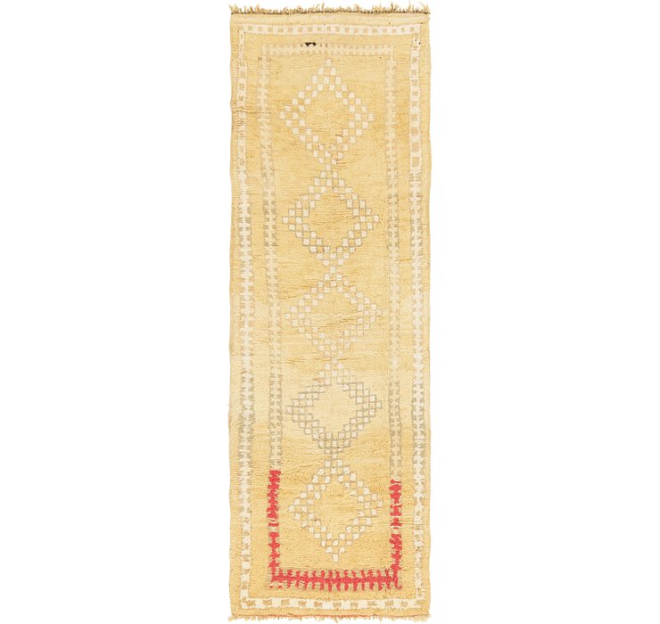 4' x 12' 2 Moroccan Runner Rug