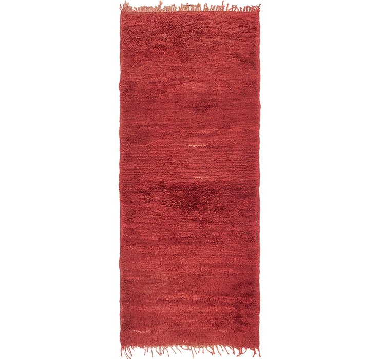 HandKnotted 2' 8 x 6' 5 Moroccan Runner Rug