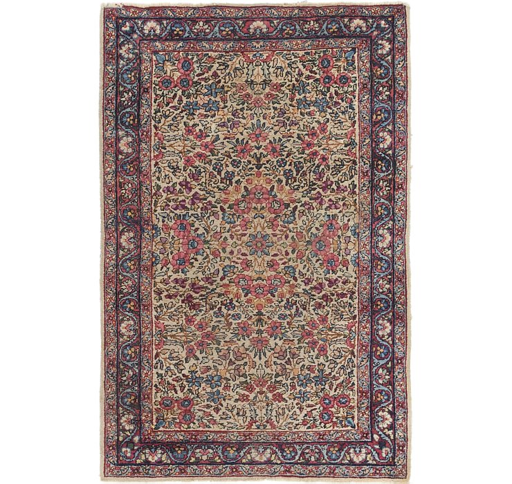 3' 4 x 5' Kerman Oriental Rug