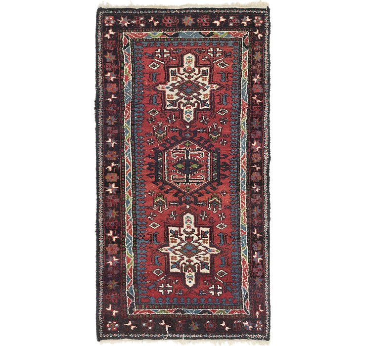 2' 6 x 4' 10 Gharajeh Rug