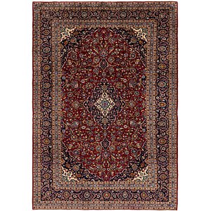8' 5 x 12' 4 Kashan Persian Rug