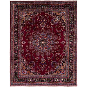 9' 10 x 12' 6 Mashad Persian Rug