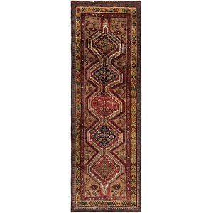 3' 9 x 10' Meshkin Persian Runner ...