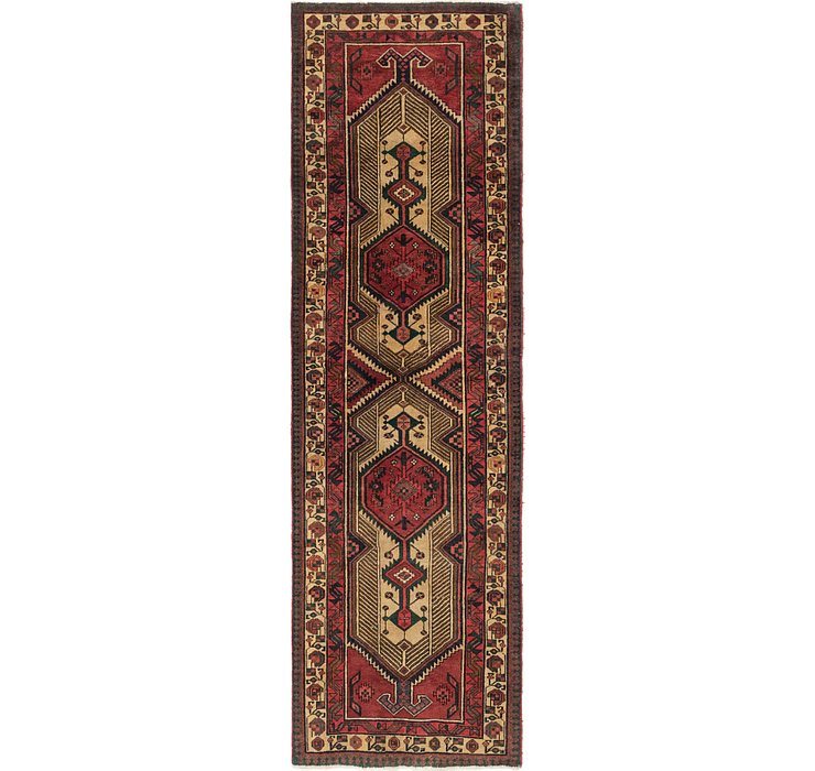3' 4 x 11' Meshkin Persian Runner ...