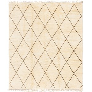11' 3 x 13' Moroccan Square Rug