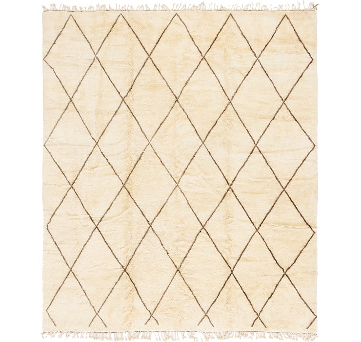 HandKnotted 11' 3 x 13' Moroccan Square Rug