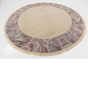 8' 9 x 9' Nepal Round Rug