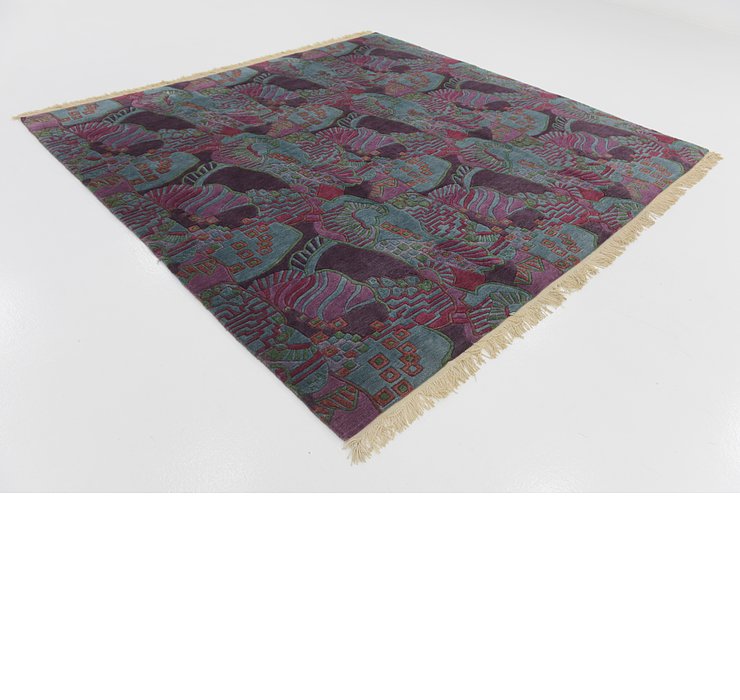 7' 9 x 8' 2 Nepal Square Rug