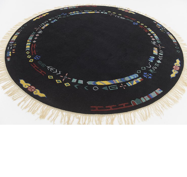 HandKnotted 8' x 8' 2 Nepal Round Rug