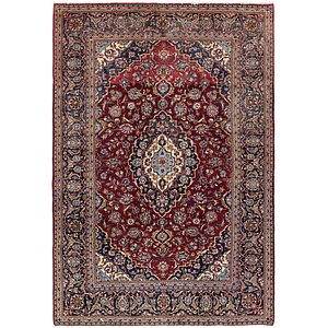 Unique Loom 6' 6 x 9' 5 Kashan Persian Rug