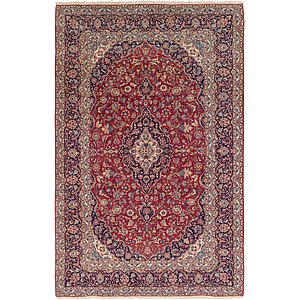 8' x 12' 9 Kashan Persian Rug
