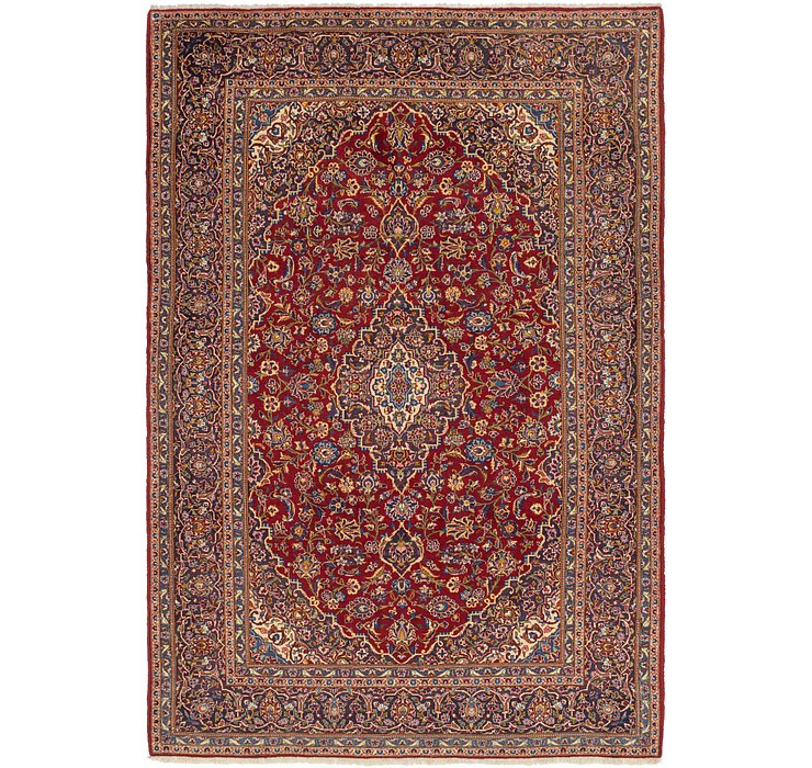 7' 8 x 11' 3 Kashan Persian Rug