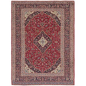 8' x 11' Kashan Persian Rug
