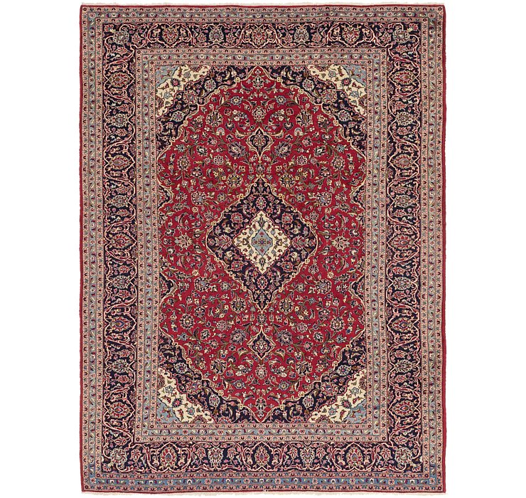 8' x 11' Kashan Persian Rug