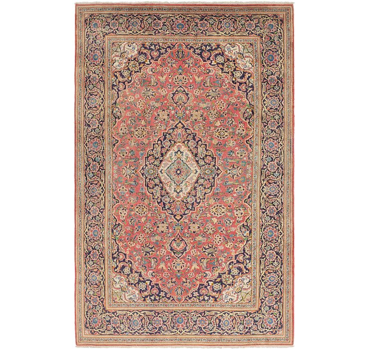 6' 5 x 10' 9 Kashan Persian Rug