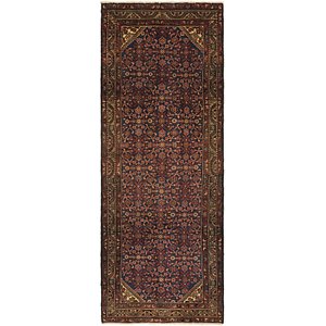 3' 7 x 10' Hossainabad Persian Run...