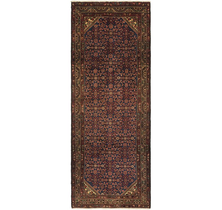 HandKnotted 3' 7 x 10' Hossainabad Persian Run...