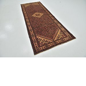 Unique Loom 3' 9 x 9' 6 Hossainabad Persian Run...