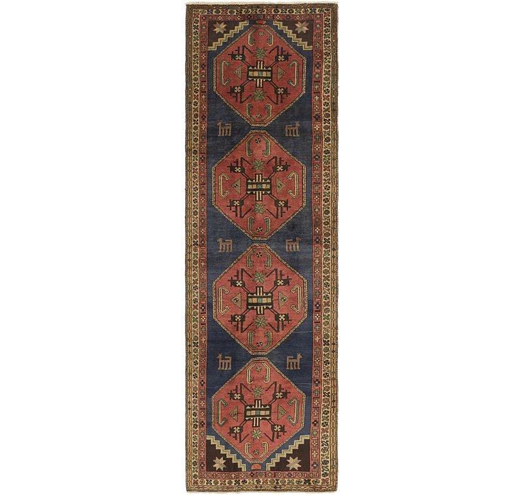3' 7 x 13' 2 Ardabil Persian Runner ...