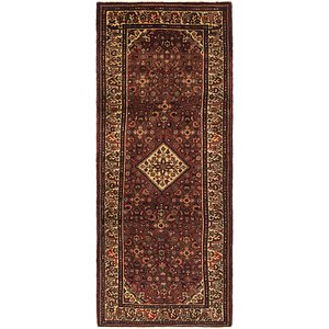 3' 10 x 9' 9 Hossainabad Persian Run...