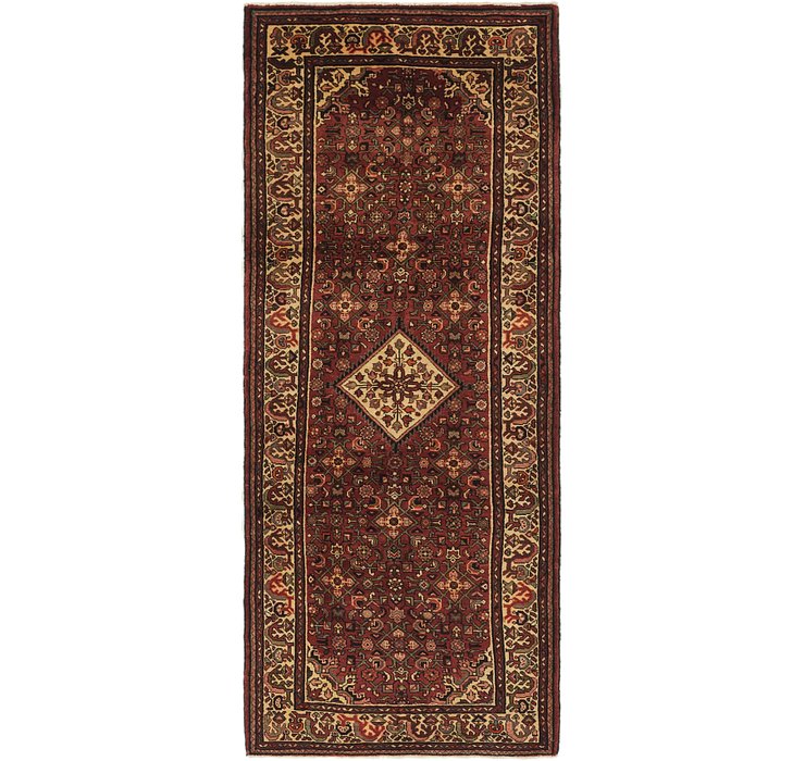 3' 10 x 9' 9 Hossainabad Persian Run...