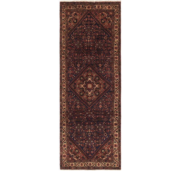 3' 7 x 10' Hossainabad Persian Run...