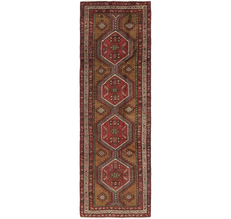3' 3 x 10' 8 Meshkin Persian Runner ...