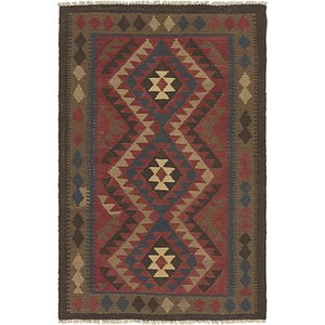 3' 3 x 4' 10 Kilim Maymana Rug