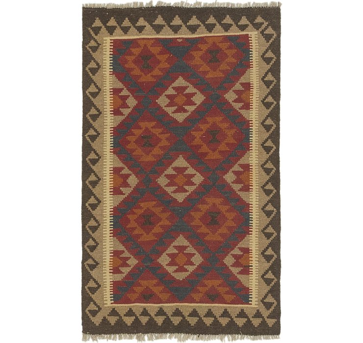 2' 9 x 4' 6 Kilim Maymana Rug