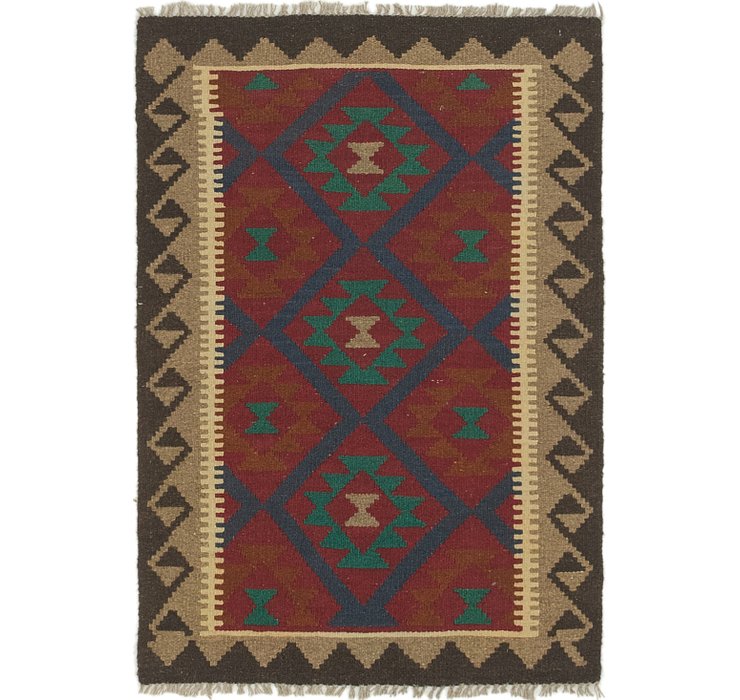 2' 10 x 4' 2 Kilim Maymana Rug