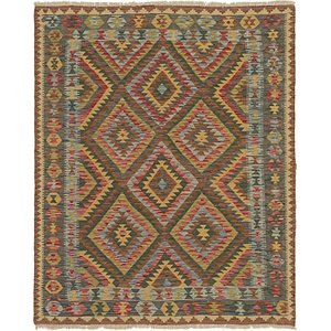 5' 4 x 6' 6 Kilim Maymana Rug