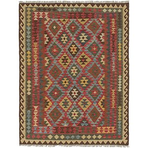 5' 2 x 6' 9 Kilim Maymana Rug