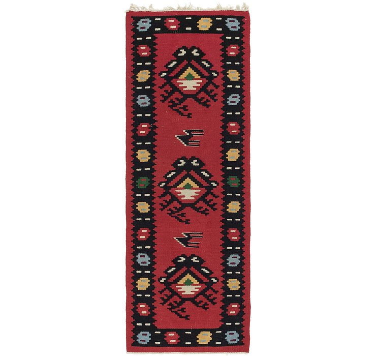 1' 8 x 5' Kilim Fars Runner Rug