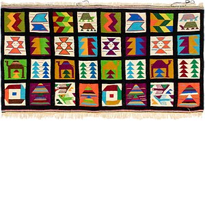 3' x 5' 8 Kilim Fars Rug