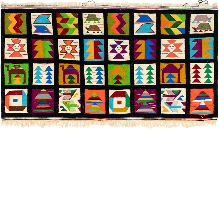 3' x 5' 8 Kilim Fars Rug