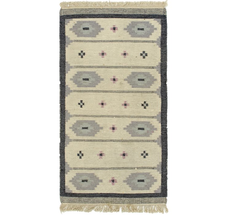 2' 8 x 5' 5 Kilim Dhurrie Rug