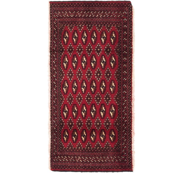2' x 4' 4 Torkaman Persian Rug