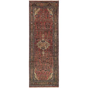 3' 5 x 9' 10 Hamedan Persian Runner ...