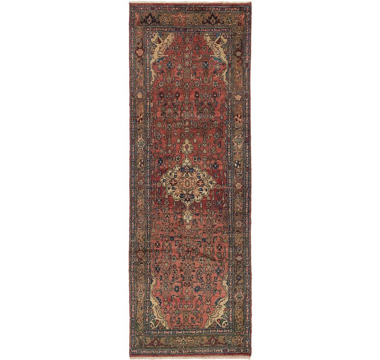 3' 5 x 9' 10 Hamedan Persian Runner ...