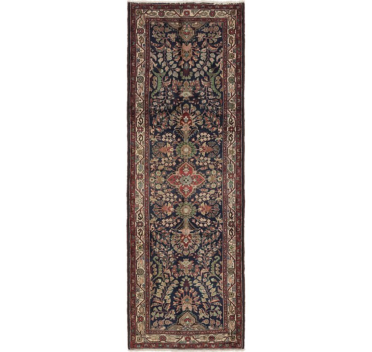 3' 7 x 10' 7 Nanaj Persian Runner Rug
