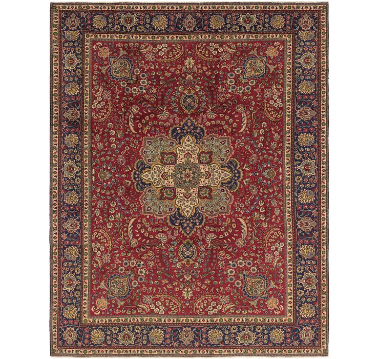 9' 10 x 12' 8 Tabriz Persian Rug