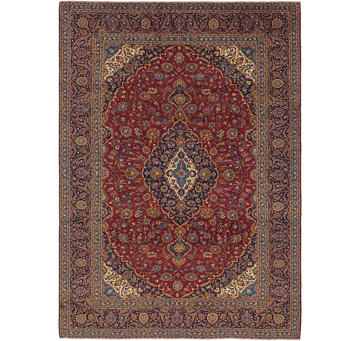9' 8 x 13' 9 Kashan Persian Rug