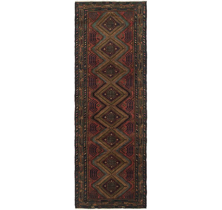 3' 5 x 10' 3 Chenar Persian Runner Rug