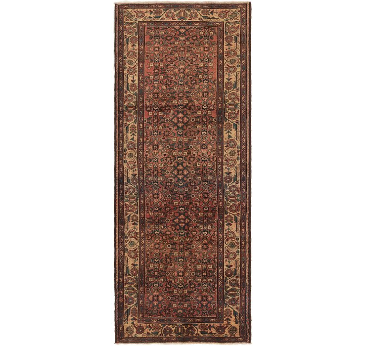 3' 10 x 10' Hossainabad Persian Run...
