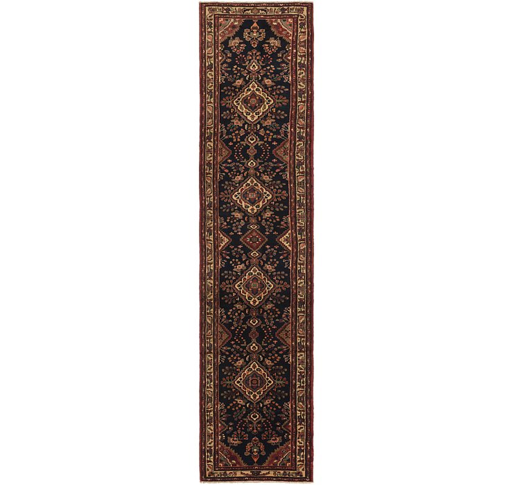 3' 5 x 17' 5 Hamedan Persian Runner ...