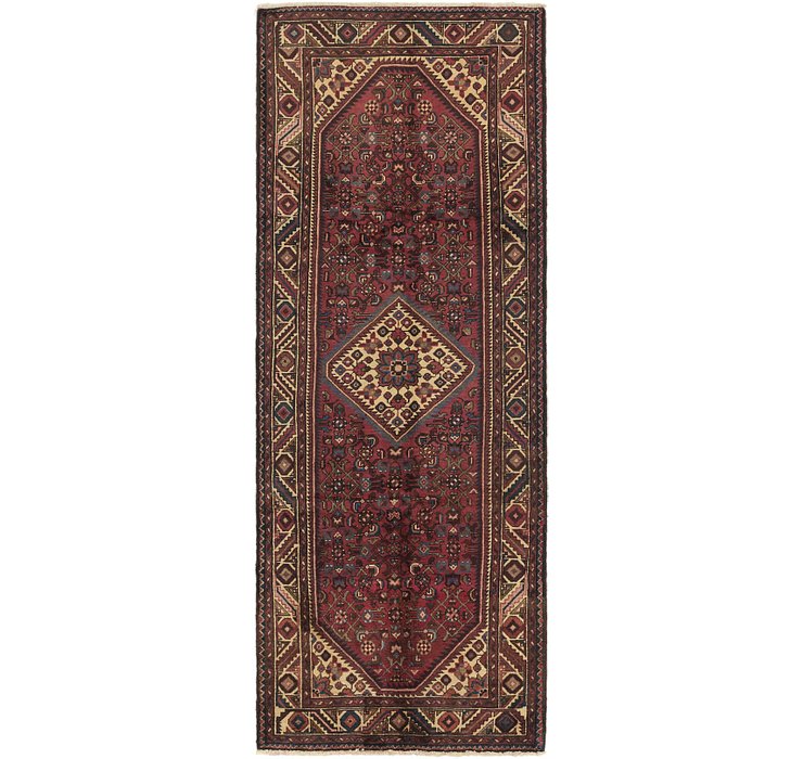 3' 7 x 9' 5 Hossainabad Persian Run...