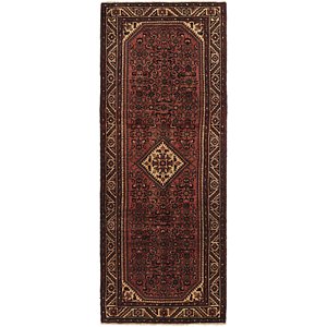 3' 9 x 10' 4 Hossainabad Persian Run...