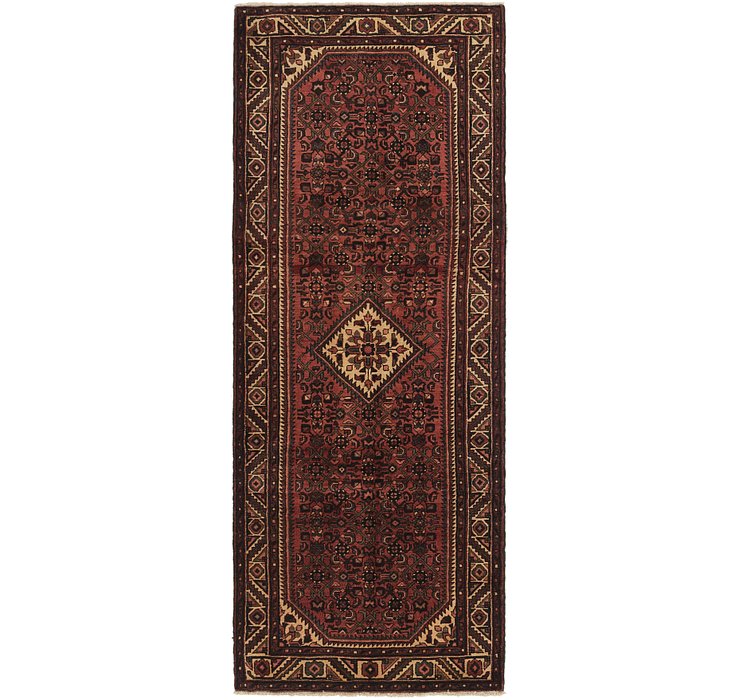 3' 9 x 10' 4 Hossainabad Persian Run...